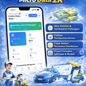 aplikasi manajemen cuci motor & mobil